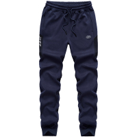 JEEP吉普针织长裤男春秋款卫裤抽绳腰头纯色弹力小脚休闲运动裤子1111