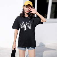 2019超火cec印花T恤女短袖夏装新款宽松女装体恤ins潮