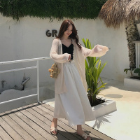 如熙秋冬季轻薄透气针织外套女宽松防晒衣慵懒风开衫毛衣