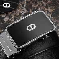 C.deny春夏男士皮带商务青年自动扣合金腰带中年裤带