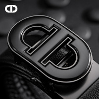 C.deny2019春夏新款商务休闲男士皮带自动扣时尚腰带头层牛皮裤带