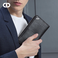 克雷斯丹尼2019春夏新款手拿包男士商务休闲手抓包头层牛皮手包w