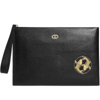 C.deny2019新款时尚手拿包真皮压花个性手抓包男士大容量