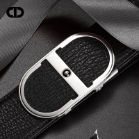 Chrisdien Deny新款时尚青年男士真皮皮带头层皮腰带