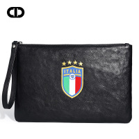 Cdeny2019新款头层牛皮男士真皮印花手抓包时尚手拿包潮w