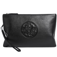 C.deny2019新款男士商务休闲手拿包海神系列真皮手抓包大容量手包