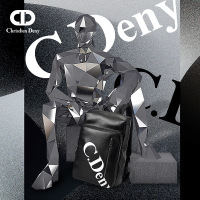 C.deny2019春夏新款男士双肩包头层牛皮青年时尚背包旅行包百搭