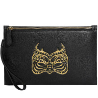 C.deny真皮手包男士2019新款头层牛皮手拿包男式大容量手抓包