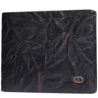 Chrisdien Deny2019新款时尚钱包真皮男士短款钱夹定制w