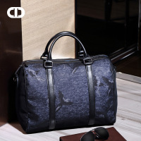 克雷斯丹尼2019新款时尚环保旅行包青年男大容量户外健身手提包w