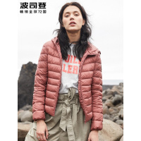 波司登中老年羽绒服女短款轻薄韩版宽松轻便鸭绒外套秋