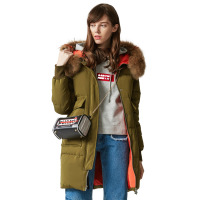 波司登冬中长款大毛领韩版女士羽绒服潮