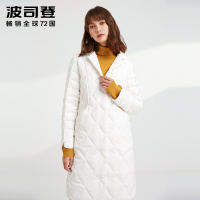 波司登女立领中长款新款羽绒服秋季时尚轻薄外套