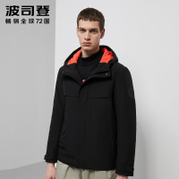 波司登羽绒服男短款连帽新款时尚风衣外套秋冬薄款_168