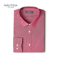 nautica时尚男士长袖纯棉衬衫
