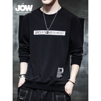 JOW 圆领长袖体恤卫衣薄款秋季