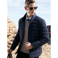 JOW乔沃秋冬男式时尚立领休闲款羽绒服