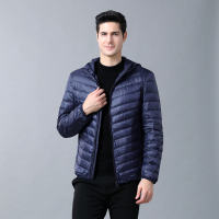 JOW乔沃秋冬男式纯轻薄休闲保暖常规款羽绒服