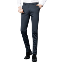 雪中飞高档休闲裤男 夏季薄款修身韩版潮流直筒西裤男士商务裤子男