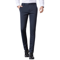 雪中飞商务休闲男装休闲裤修身小直筒裤男士西裤长裤春夏薄款男裤