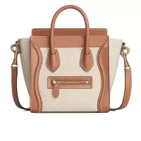 【预定】CELINE/思琳 Luggage 笑脸拼接手拎包 Nano 18924