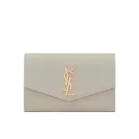 【预定】YSL/圣罗兰 UPTOWN粒面压印皮革链条钱包 607788 19*12*3CM