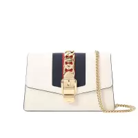 【预定】GUCCI Sylvie系列皮革超迷你手袋494646 16.5*10.5*3.5CM