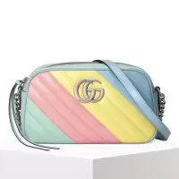 【预定】GUCCI GG Marmont 单肩包 447632小号 24*13*7CM