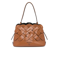 【预定】20春夏款PRADA 编织图案手拎包1BA290 OOO 22*13*30CM