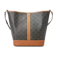 【预定】CELINE TRIOMPHE帆布中号水桶包 33*27*17CM