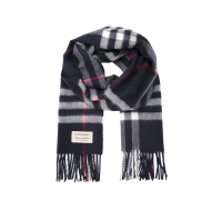 预订BURBERRY 经典格纹羊绒围巾 30*168CM