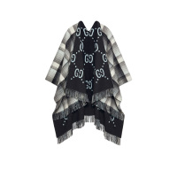 预订 GUCCI\古驰 双面GG羊毛披巾 130*180CM