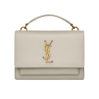 预订 SAINT LAURENT（YSL） SUNSET迷你 顶部手提 光滑皮革 链条包533026