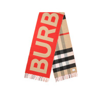 博柏利 BURBERRY 围巾 字母印字标毛质织物 男女同款围巾丝巾披肩 8037494