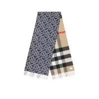 博柏利 BURBERRY 围巾 字母印字标毛质织物8024931 男女同款围巾