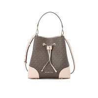 MICHAEL KORS 迈克·科尔斯水桶包 logo印花 织物拼皮 30F9GZ5L6B