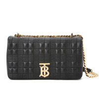 预售BURBERRY Lola 链条包 TB LOGO 绗缝粒纹皮革 8021492