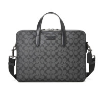 COACH 公文包 LOGO印花 织物 C2837