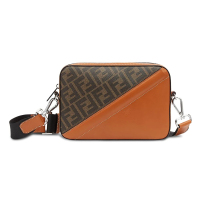 预售FENDI 相机包 FF标识 织物拼皮 7M0286