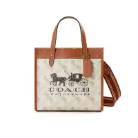 COACH蔻驰 FIELD 22 马车图案印花托特包 C8456 奢侈品女包