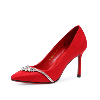 HARSON/哈森 春季水钻饰扣精致细高跟女鞋HS86016