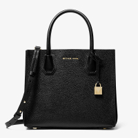 MICHAEL KORS MK女包 MERCER系列皮质女士手提斜挎单肩包30F8GM9T2T001黑色