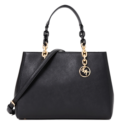 迈克·科尔斯(MICHAEL KORS) CYNTHIA系列黑色牛皮时尚女士中号女包 30F7GCYS2L BLACK