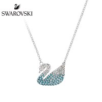 Swarovski 施华洛世奇项链 小号时尚渐变蓝色天鹅系列吊坠5512094