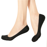 日本厚木 ATSUGI 船袜女士浅口隐形船袜薄款 脚跟硅胶防滑垫足底棉混材质 ATF001