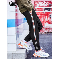 aiken/爱肯休闲裤男 嘻哈束脚裤潮宽松长裤新款港风街头hiphop裤