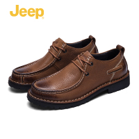 Jeep吉普男鞋复古商务休闲皮鞋