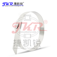 捷凯锐(JKR)304不锈钢扎带4.6*700MM 自锁式金属白钢绑带扎丝卡扣电缆扎带