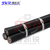 捷凯锐(JKR)304不锈钢滚珠自锁式扎线带 26*1250mm 捆扎带 船用金属捆扎带 标牌电缆扎带