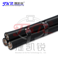 捷凯锐(JKR)304包塑不锈钢扎带 16*2050MM 外包PVC电缆L型扎带 船用扎带 电缆扎带